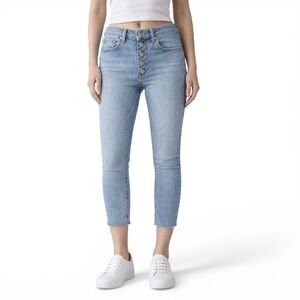 rag & bone Nina High Rise Ankle Skinny Jeans Women’s 26 Button Fly Denim Pants